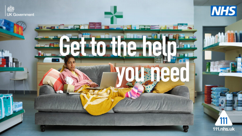 get to the help you need - call 111