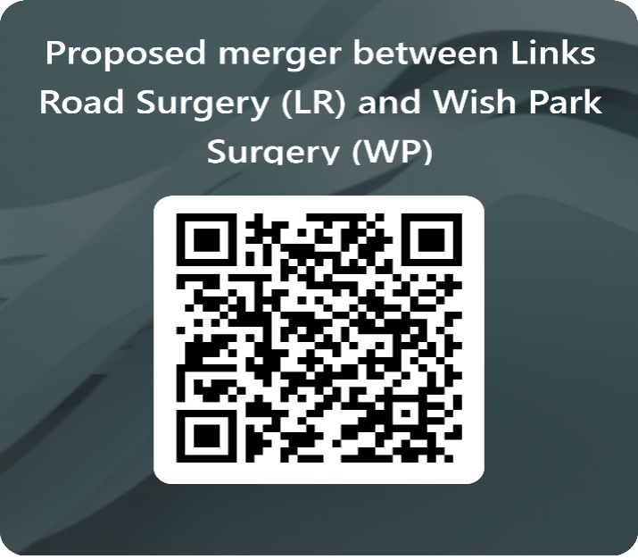 qr code for practice merger survey link